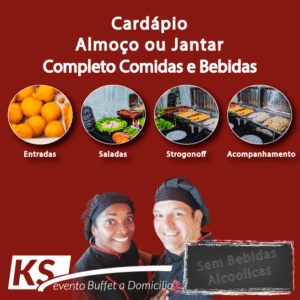 Buffet Almoço ou Jantar Para 50 Pessoas